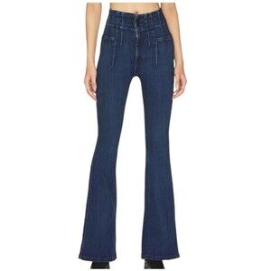 We The Free Dark Blue Flare Jeans